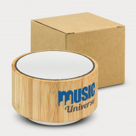 Bamboo Bluetooth Speaker (White) image