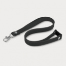 Silicone Lanyard+Black