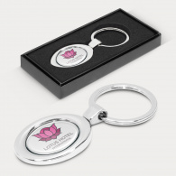 Oval Metal Key Ring image