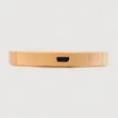 Arc Round Bamboo Wireless Charger+back