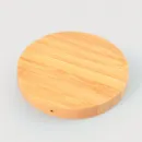 Arc Round Bamboo Wireless Charger+unbranded