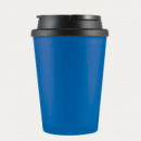 Aroma Coffee Cup Handle Lid+Dark Blue