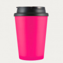 Aroma Coffee Cup Handle Lid+Pink