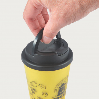 Aroma Coffee Cup (Handle Lid)