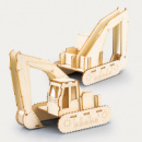 BRANDCRAFT Excavator Wooden Model+assembled