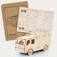 BRANDCRAFT Fire Truck Wooden Model image