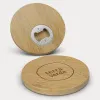 Bamboo Bottle Opener Coaster (Round)