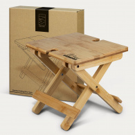 Bamboo Folding Wine Table image