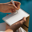 Bamboo Note Pad+in use