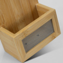 Bamboo Wall Mounted Bottle Opener+catch basket