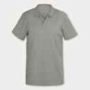 Carter Mens Polo+Heather Grey