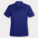 Carter Womens Polo+Royal Blue