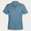 Carter Womens Polo+Slate Blue