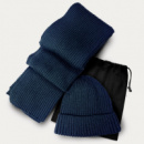 Denali Scarf and Beanie Set+Navy