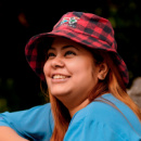 Fiordland Bucket Hat+in use