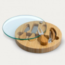 Glass Bamboo Cheese Board+open