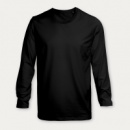 Harlow Mens Long Sleeve Crew+Black