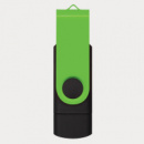 Helix 16GB Dual Flash Drive+Bright Green