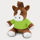 Horse Plush Toy+Bright Green