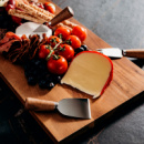 Keepsake Cheese Knife Set+in use