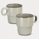 Keepsake Stackable Coffee Cup Set of 2+Beige