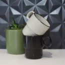 Keepsake Stackable Coffee Cup Set of 2+in use