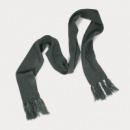 Nebraska Cable Knit Scarf+Charcoal