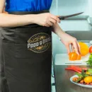 Pepper Full Length Waist Apron+in use