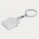 House Metal Key Ring+angle