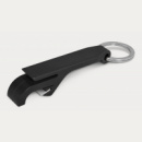 Snappy Bottle Opener Key Ring+Black