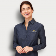 SOLS Barry Womens Denim Shirt image