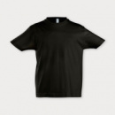 SOLS Imperial Kids T Shirt+Deep Black