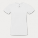 SOLS Imperial Womens V Neck T Shirt+White