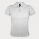 SOLS Prime Womens Polo Shirt+Ash