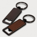 Santo Bottle Opener Key Ring+Gunmetal