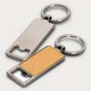 Santo Bottle Opener Key Ring+Silver