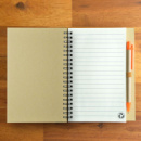 Savannah Notebook with Matador Pen+open