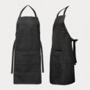 Savoy Bib Apron+Black