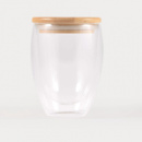 Sierra 350mL Double Wall Glass Cup+with lid
