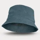 Stone Washed Bucket Hat+Blue
