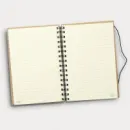 Sugarcane Paper Spiral Notebook+open