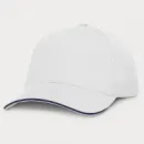 Swift Cap White+Royal Blue