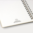 Terra Recycled Paper Spiral Notebook+inside