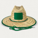 Tiki Straw Hat+Kelly Green