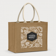 Torino Starch Jute Tote Bag image