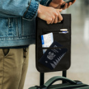 Trolley Bag Caddy+in use