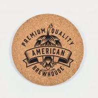 Villa Cork Round Coaster image