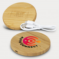 Vita Bamboo Wireless Charger (Round) image