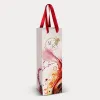 Wine Ribbon Handle Paper Bag (Full Colour)