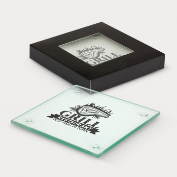 Venice Glass Coaster Set of 4 (Square)